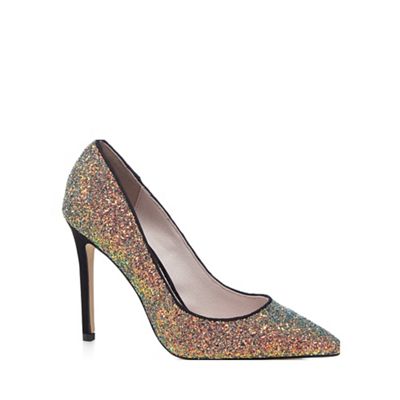 Faith Multi-coloured sequinned 'Chloe Party' high court shoes